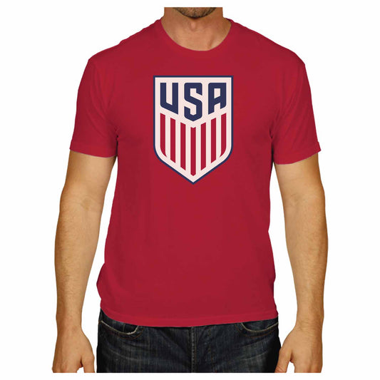 USA National Team USA National Team The Victory Officially Licensed Unisex Adult US Men's National Soccer Team Gameday Logo Short Sleeve T-Shirt