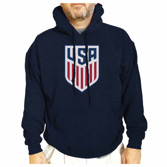 USA National Team USA National Team The Victory Officially Licensed Unisex Adult US Men's National Soccer Team Gameday Logo Hooded Sweatshirt