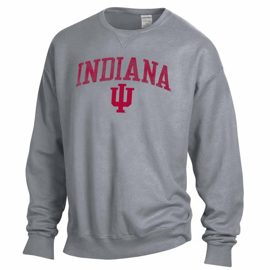 Indiana Hoosiers Indiana Hoosiers Adult Ultra Soft Comfort Wash Crewneck Sweatshirt