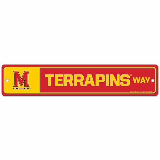 Maryland Terrapins  Street Sign - Team Color