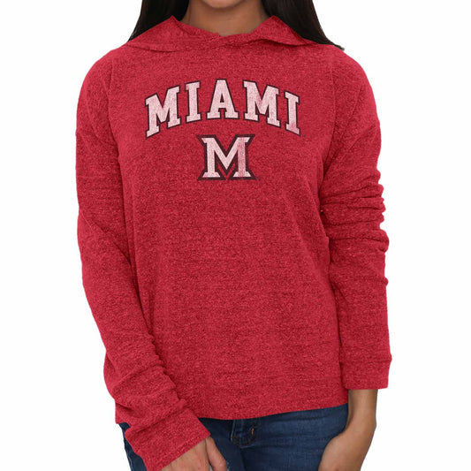 Miami Redhawks Miami Redhawks NCAA University Women's Hoodie  - Red