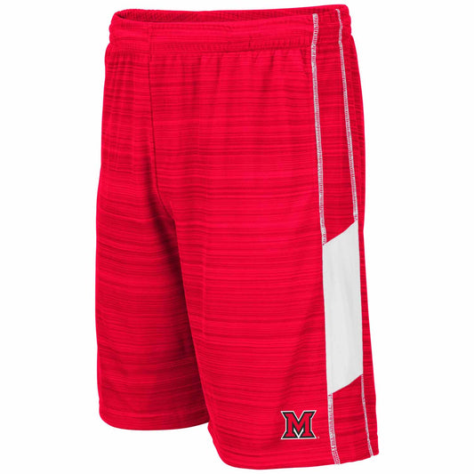 Miami Redhawks  Adult NCAA Wewak Athletic Shorts - Red