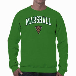 Marshall Thundering Herd Marshall Thundering Herd Adult Arch & Logo Soft Style Gameday Crewneck Sweatshirt