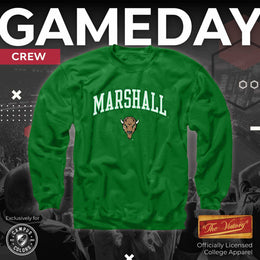 Marshall Thundering Herd Marshall Thundering Herd Adult Arch & Logo Soft Style Gameday Crewneck Sweatshirt