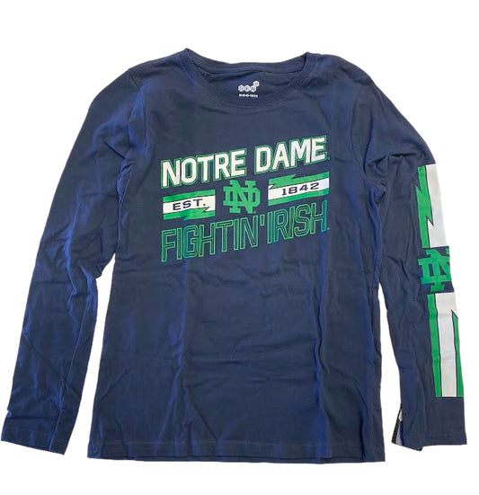 Notre Dame Fighting Irish Notre Dame Fighting Irish  Youth NCAA Spark Plug Long Sleeve Shirt