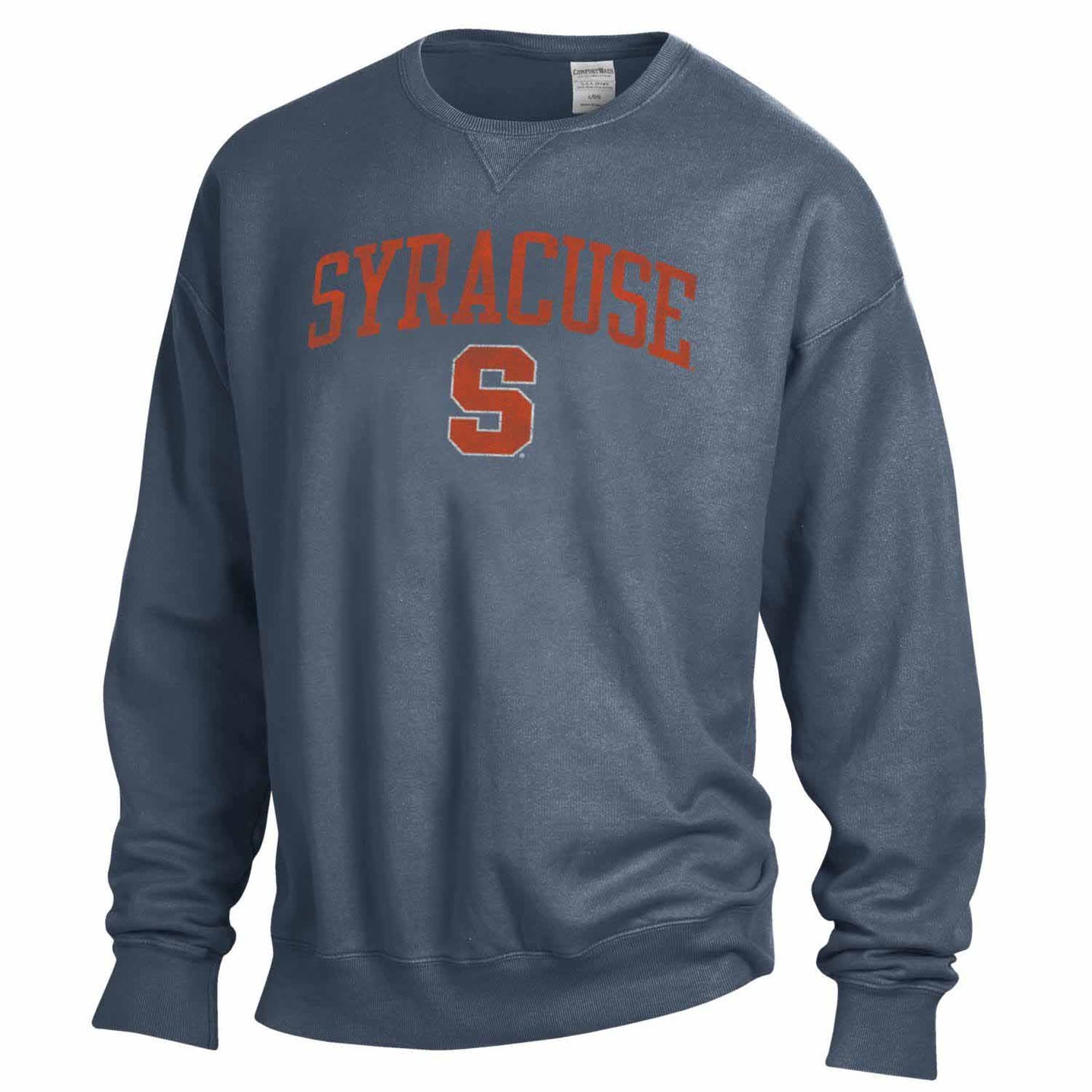 Syracuse Orange Syracuse Orange Adult Ultra Soft Comfort Wash Crewneck Sweatshirt