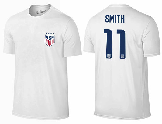 USA National Team USA National Team The Victory Officially Licensed US Adult Women's National Soccer Team Sophia Smith Name & Number T-Shirt