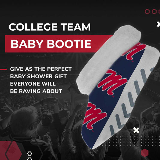 Ole Miss Rebels Ole Miss Rebels College Baby Booties Infant Boys Girls Cozy Slipper Socks