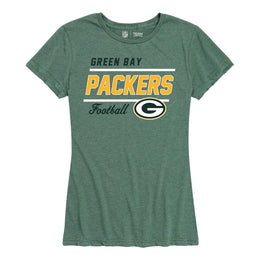 Green Bay Packers NFL Womens Relaxed Fit Tshirt - Green