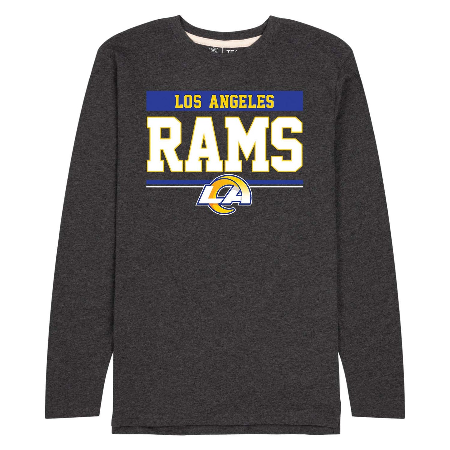 Los Angeles Rams Los Angeles Rams NFL Adult Charcoal Long Sleeve T Shirt