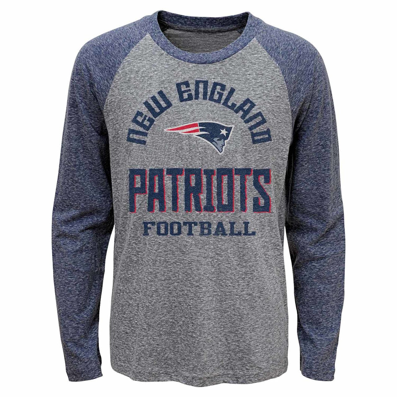 New England Patriots New England Patriots  Youth NFL Raglan Classic Long Sleeve Shirt