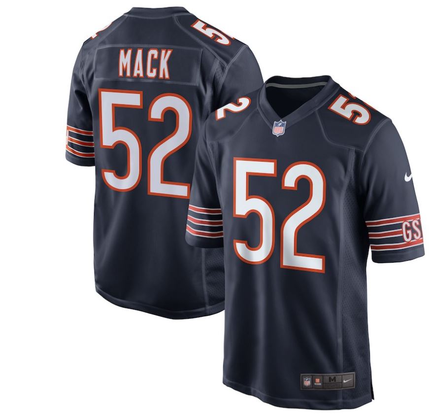 Chicago Bears Chicago Bears Nike Adult Khalil Mack  Game Team Jersey
