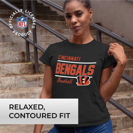 Cincinnati Bengals Cincinnati Bengals NFL Womens Plus Size Relaxed Fit T-Shirt