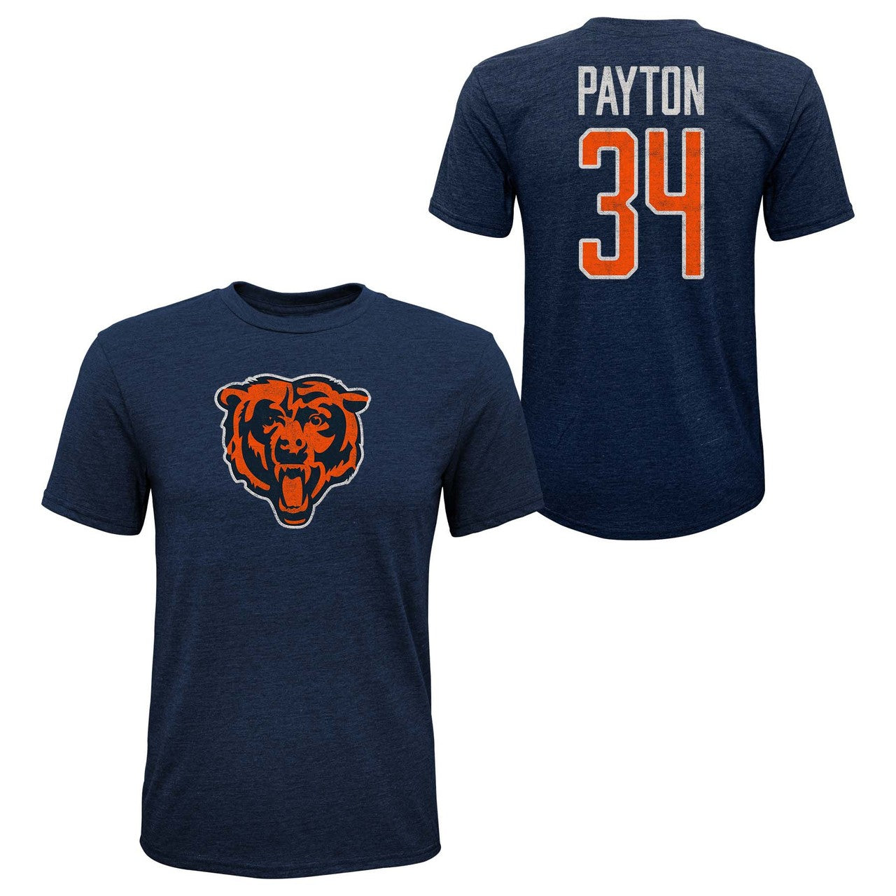 Chicago Bears Chicago Bears  Youth Walter Payton NFL Grinder Name And Number T-Shirt