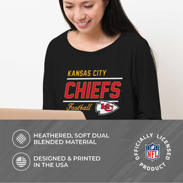 Kansas City Chiefs Kansas City Chiefs NFL Womens Crew Neck Light Weight