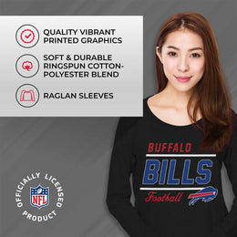 Buffalo Bills Buffalo Bills NFL Womens Crew Neck Light Weight