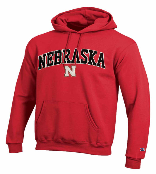 Nebraska Cornhuskers Nebraska Cornhuskers Champion Adult Tackle Twill Hooded Sweatshirt