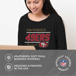 San Francisco 49ers San Francisco 49ers NFL Womens Crew Neck Light Weight