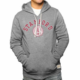 Stanford Cardinal Stanford Cardinal College Gray University Seal Hooded Sweatshirt