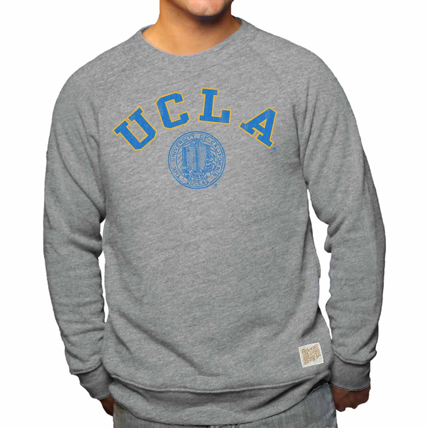 UCLA Bruins UCLA Bruins College Gray University Seal Crewneck Sweatshirt